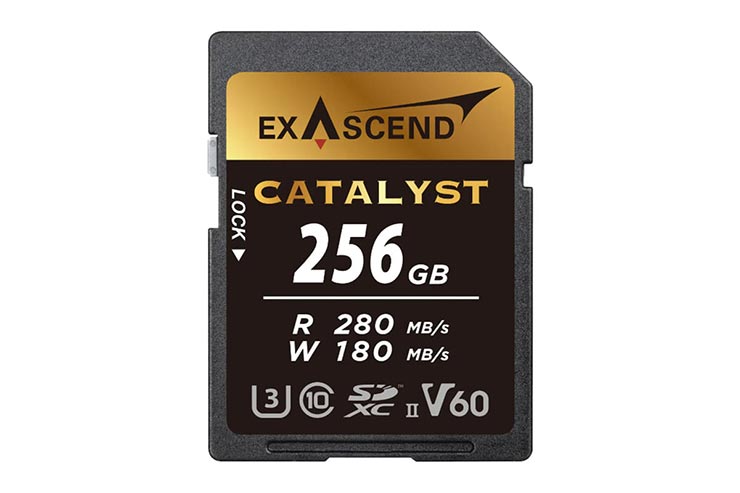 Exascend Catalyst UHS-II SDXC Card 256GB V60の画像
