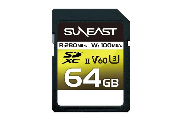 SUNEAST ULTIMATE PRO SDXC 64GB UHS-II カード V60の画像