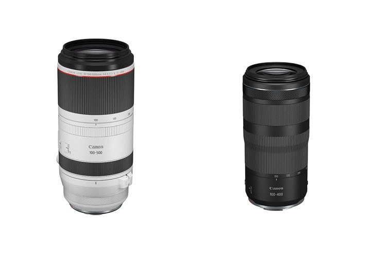 RF100-500mm F4.5-7.1 L IS USM、RF100-400mm F5.6-8 IS USM