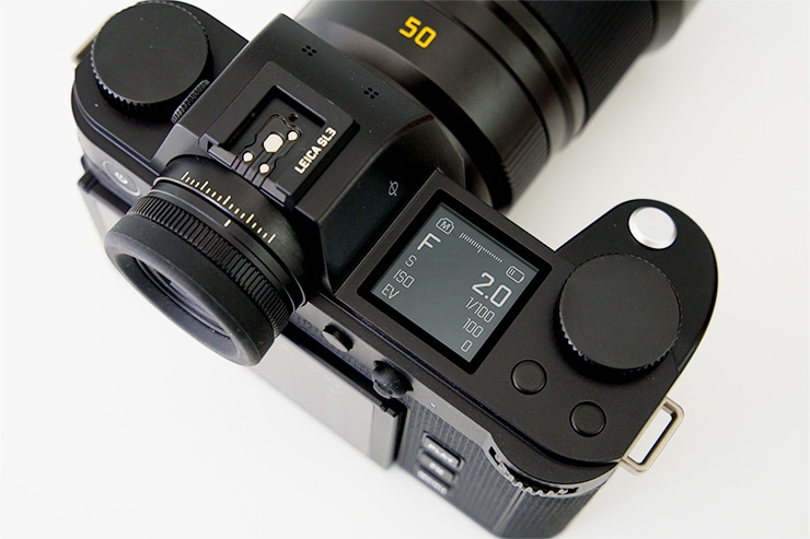 Leica SL3を上部から撮影した画像