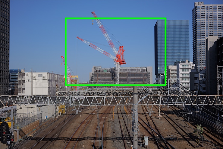 LUMIX S 28-200mm F4-7.1 MACRO O.I.S.作例 中心部解像 28mm