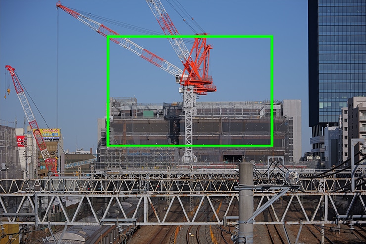 LUMIX S 28-200mm F4-7.1 MACRO O.I.S.作例 中心部解像 100mm