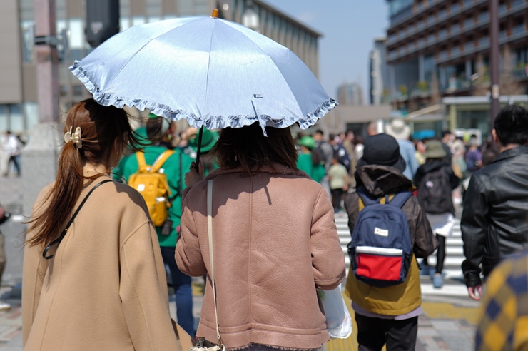 Leica SL3 作例・日傘と女性