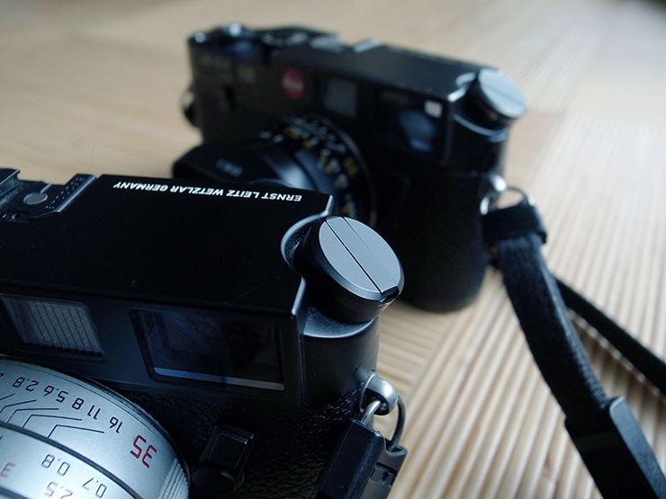Leica M6 本体：巻き戻しレバー