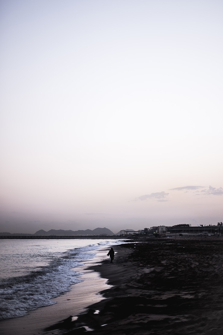 Leica SL 作例：海辺の夕焼け