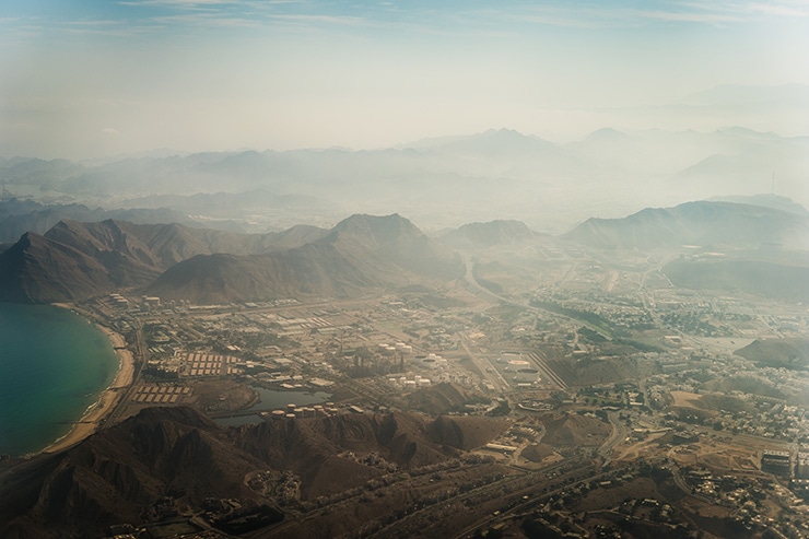 Leica SL 作例：上空から見た中東の国