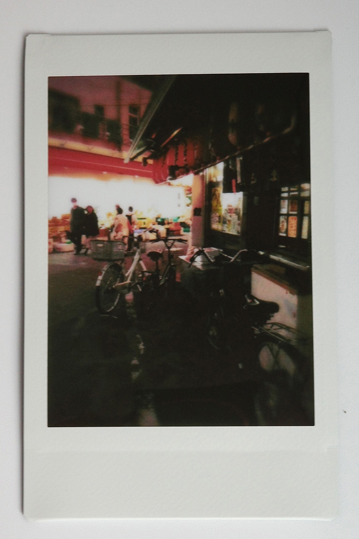 Leica ゾフォート2 プリント作例：夜の商店街