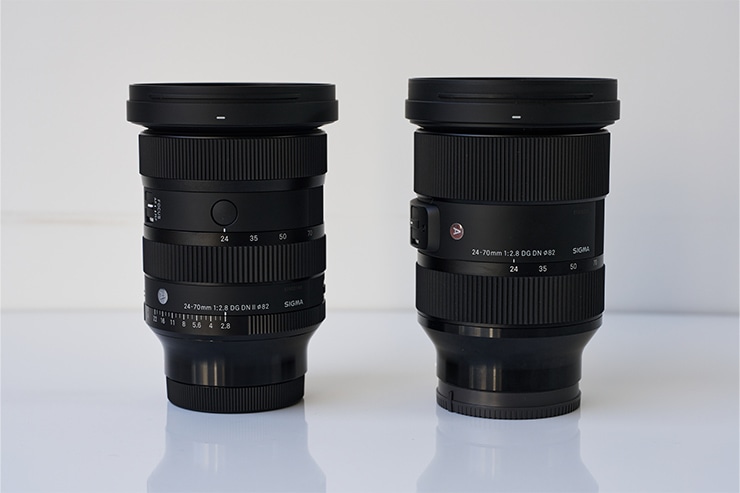  SIGMA 24-70mm F2.8 DG DN | Art との比較