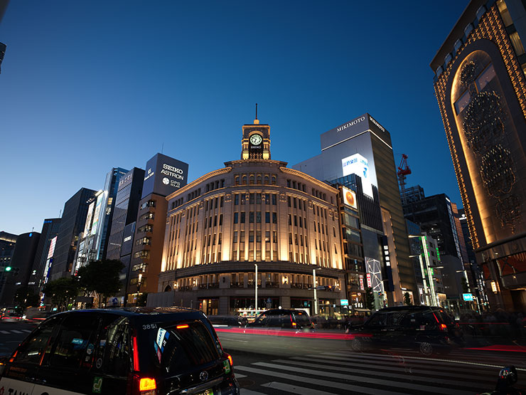 Hasselblad XCD 2.5/25V 作例 銀座　和光前