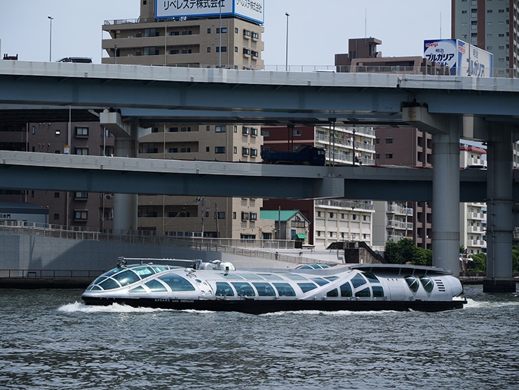 LUMIX GH7 作例：隅田川と観光船