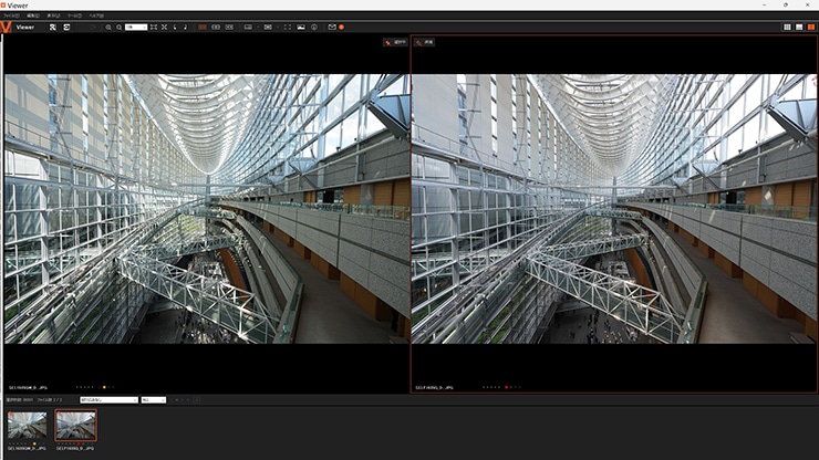 SONY FE PZ 16-35mm F4 G 作例：FE 16-35mm F2.8 GMと比較した画像