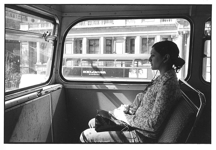 Leica M2 作例：船内にいる女性