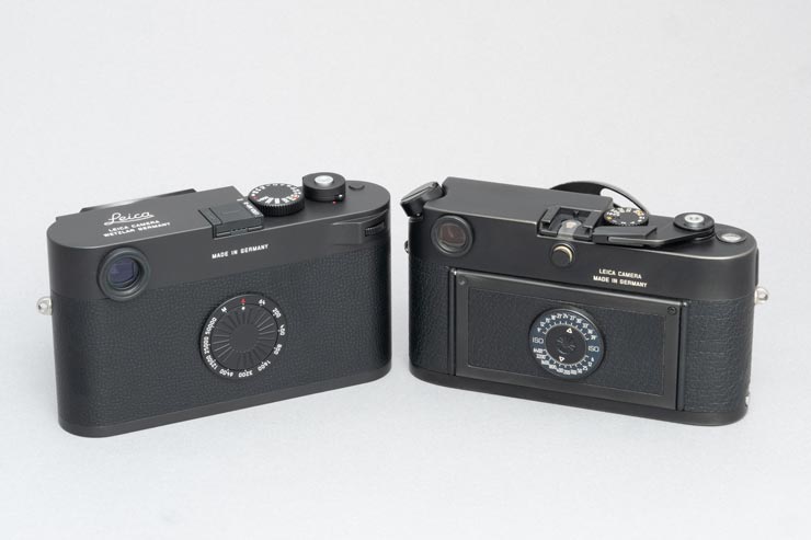 左：Leica M11-D、右：フィルムカメラ Leica M6