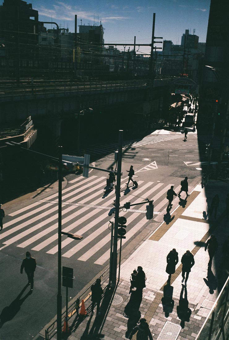 Leica M4 作例：俯瞰する冬の街