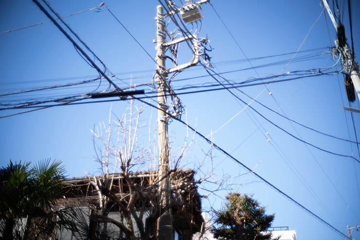 Voigtlander(フォクトレンダー) NOKTON classic 35mm F1.4 II SCの作例：電柱