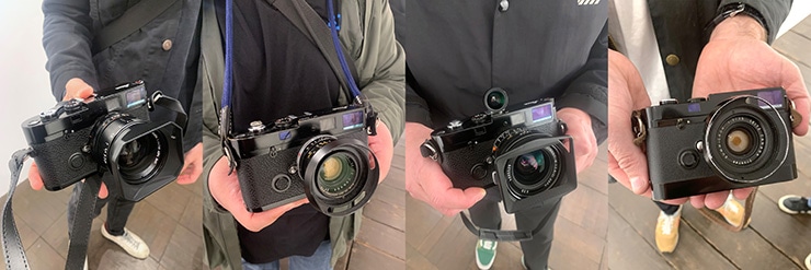 Leica MPを手に持った画像