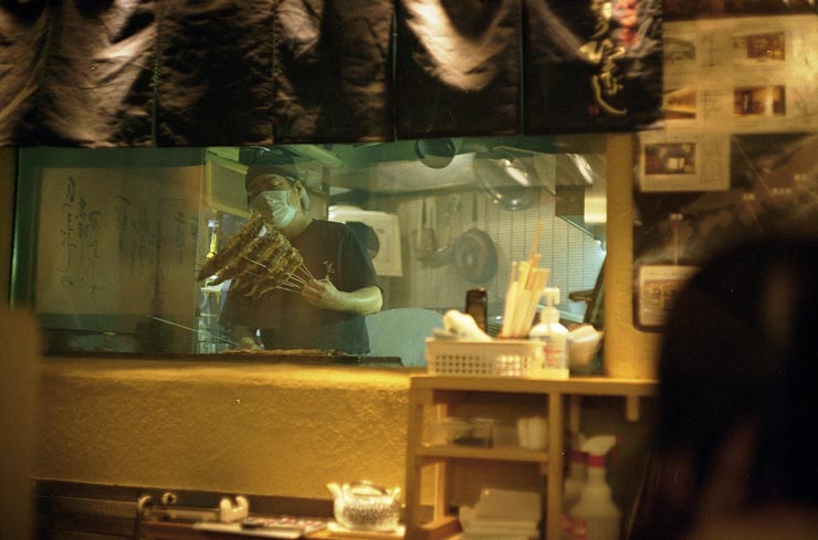 Leica M-A 作例:うなぎを蒲焼にする店主