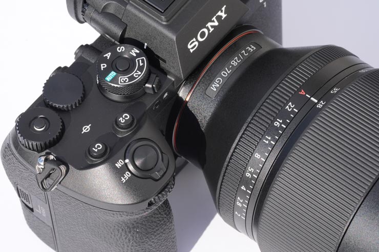 SONY α1 IIのダイヤル部分