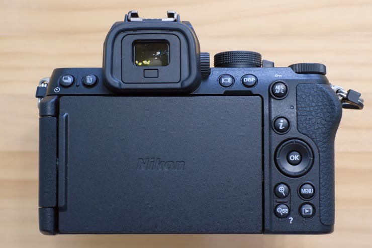 Nikon Z50 II 本体背面
