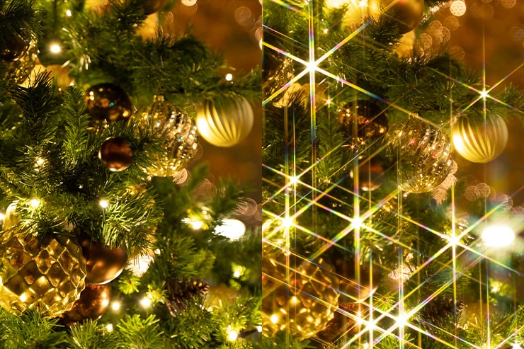 クロスフィルターを使用した作例