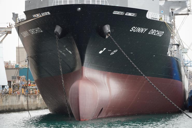 SIGMA 16-300mm F3.5-6.7 DC OS | Contemporaryの作例：海に浮かぶ大きな船