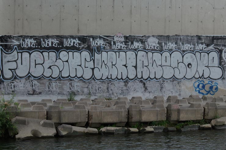 Panasonic LUMIX S1II 作例：落書きされた壁