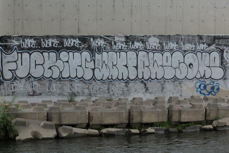 Panasonic LUMIX S1RII 作例：落書きされた壁