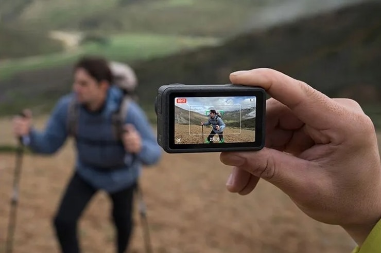 アウトドアで使用している画像