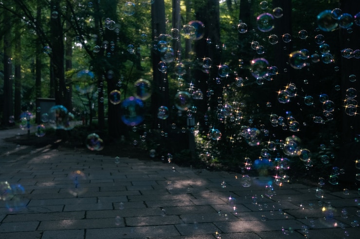 FUJIFILM X-E5の作例：シャボン玉