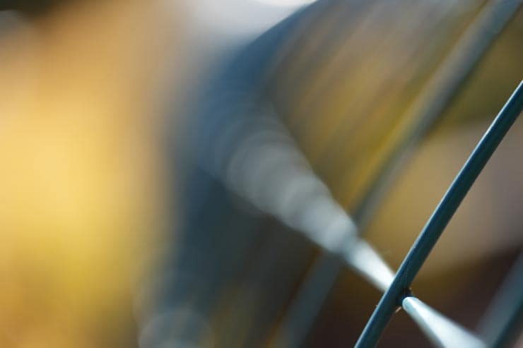 FE 100mm F2.8 Macro GM OSS作例：フェンス