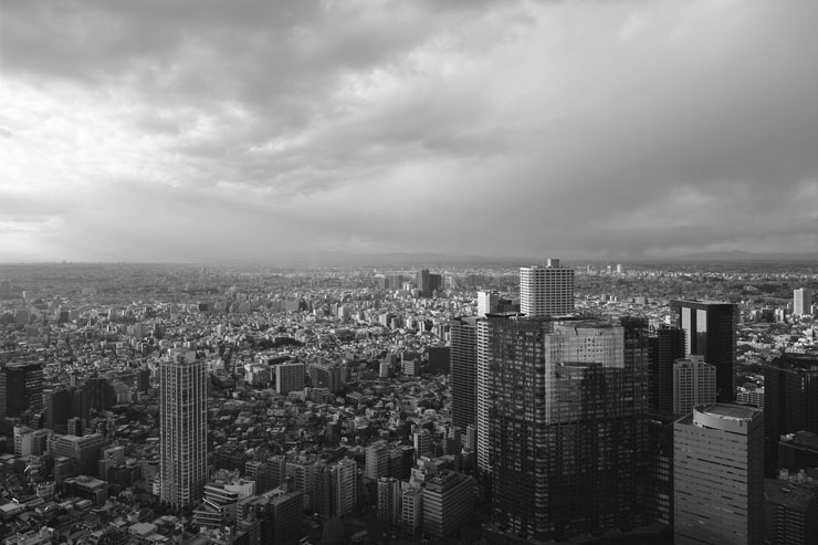 SONY α7 V作例：展望台から見た高層ビル群