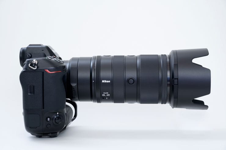 Nikon NIKKOR Z 70-200mm f/2.8 VR S IIのスイッチ部分