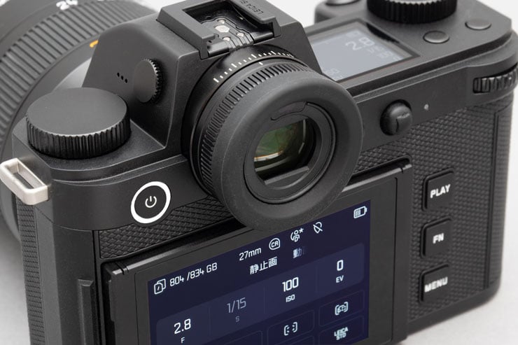 Leica SL3-Pのファインダー