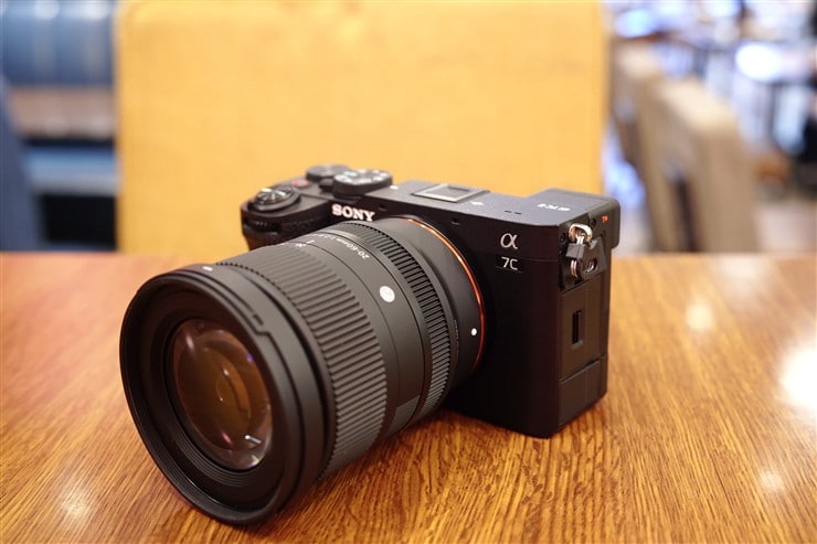 SONY α7C IIに装着した画像