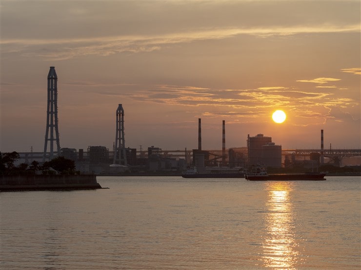 今治の夕景