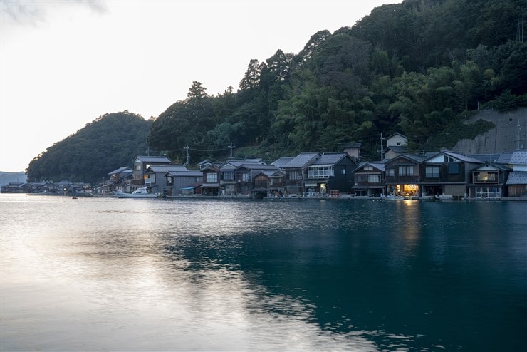 伊根の夕景