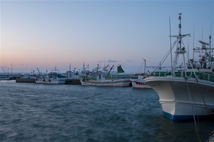 釧路の夕景