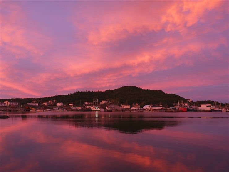 ニュージーランドの夕景