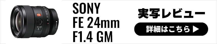 SONY (ソニー) FE 24mm F1.4 GM 実写レビュー