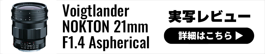 Voigtlander (フォクトレンダー) NOKTON 21mm F1.4 Aspherical E-mount 実写レビュー