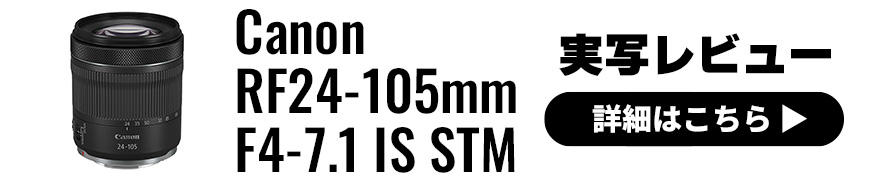 Canon (キヤノン) RF24-105mm F4-7.1 IS STM 実写レビュー