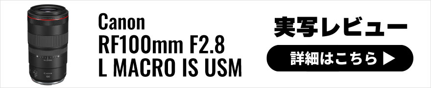 Canon(キヤノン) RF100mm F2.8 L MACRO IS USM 実写レビュー