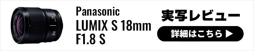 Panasonic LUMIX S 18mm F1.8 S 実写レビュー