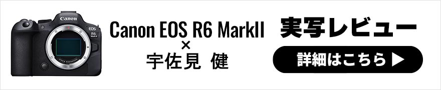 Canon EOS R6 MarkⅡレビュー×宇佐見 健｜万能さに磨きがかかったキヤノンミドルクラスEOSの実力診断