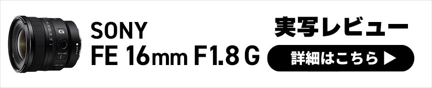  SONY FE 16mm F1.8 G 実写レビュー×写真家 曽根原 昇 | 静止画、動画どちらにもおすすめな超広角単焦点レンズ 