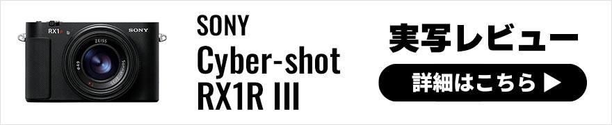 SONY Cyber-shot RX1R III 実写レビュー× 写真家 曽根原 
昇|レンズ一体型の強みを生かした高解像性能、高画素フルサイズコンパクト機