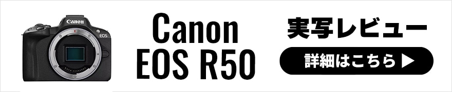  Canon EOS R50 レビュー ｜ 思い出をスマホ写真よりきれいに残したいあなたにおすすめ 