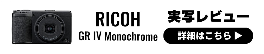  RICOH GR IV Monochrome レビュー | 作例で見るモノクロ専用機の魅力とGR IVとの比較 