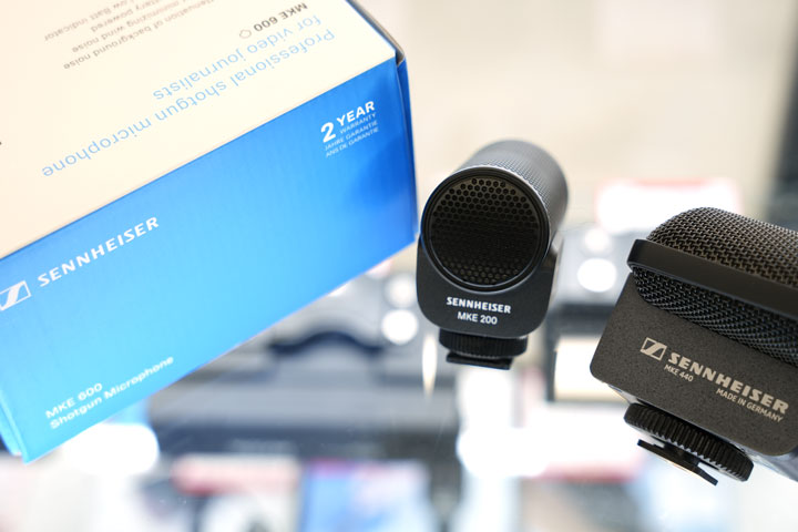 SENNHEISER ショトガンマイク・ラべリアマイク・ワイヤレス