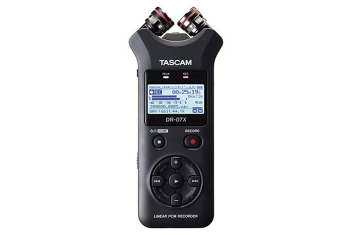 TASCAMのポータブルレコーダー画像